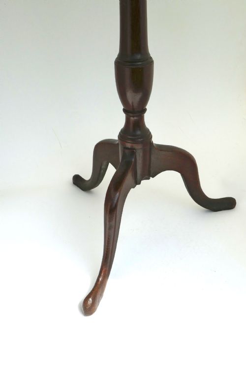 ANTIQUE OAK COUNTRY FURNITURE SINGLE 18THC OAK TRIPOD TABLE ENGLISH C176080 - ADDITIONAL PHOTO 1