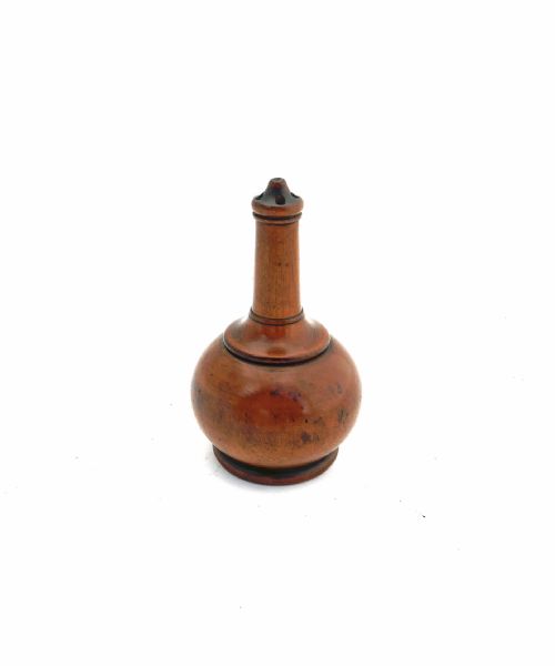antique treen early 19thc fruitwood ladies glove powderer french c180020 - CATEGORY: ANTIQUE MISCELLANEOUS - DATED 19TH CENTURY