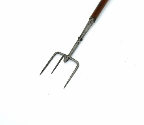 ANTIQUE METALWARE EARLY SINGLE 19THC LONG HANDLED TOASTING FORK ENGLISH C180020 - ADDITIONAL PHOTO 1