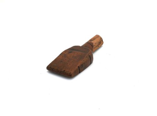 ANTIQUE TREEN 19THC BOXWOOD SAILMAKERS SEAM RUBBER STAMPED CARPENTER ENGLISH C187090 - ADDITIONAL PHOTO 1