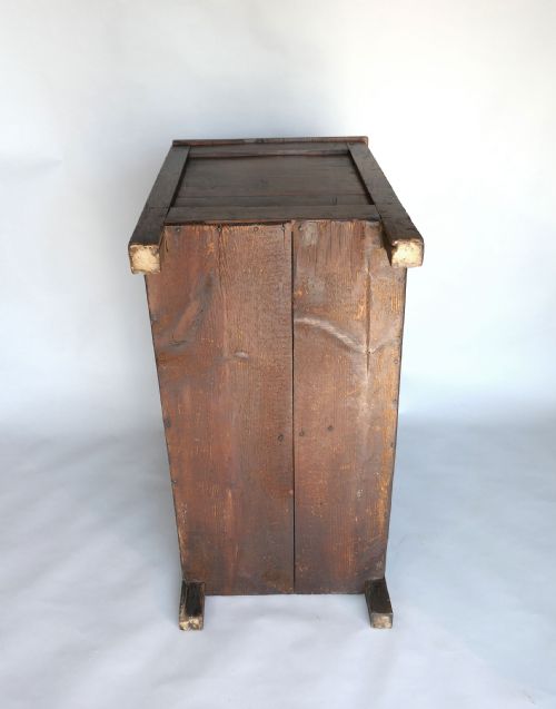ANTIQUE COUNTRY FURNITURE EARLY 18THC FRUITWOOD COFFER WITH DRAWER ENGLISH C170020 - ADDITIONAL PHOTO 5
