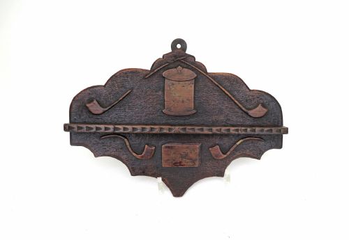 antique treen collectables 19thc painted pipe rack with fine colour english c186090 - CATEGORY: ANTIQUE MISCELLANEOUS - DATED 19TH CENTURY