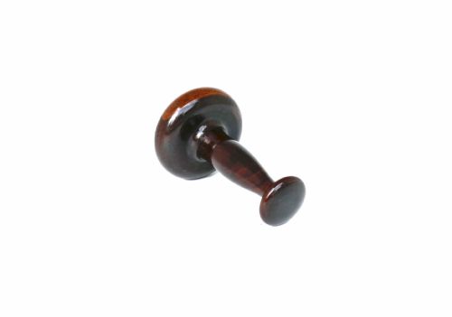 ANTIQUE TREEN 18THC TURNED LIGNUM SLICKENSTONE LINEN SMOOTHER ENGLISH C1780C1800 - ADDITIONAL PHOTO 2