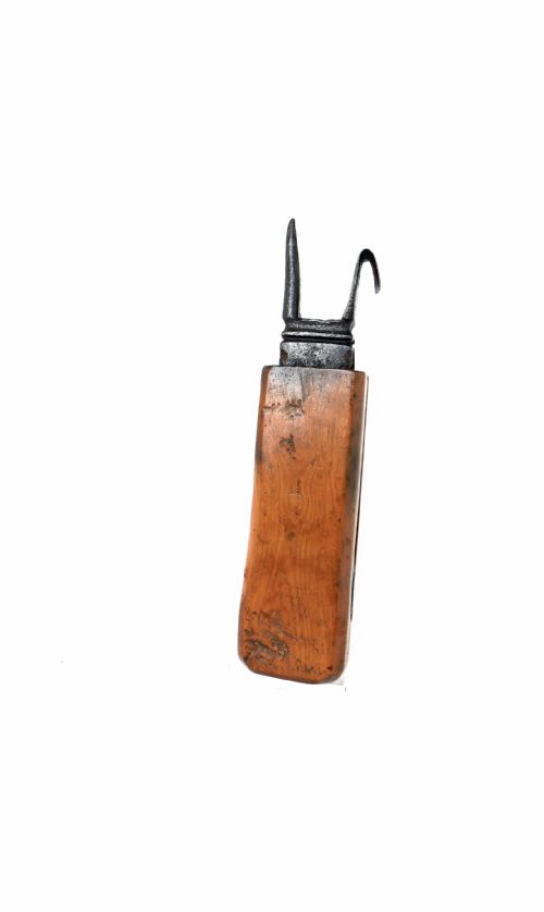 antique early metalware 18thc yew wood handled race knife english c176080 - CATEGORY: ANTIQUE MISCELLANEOUS - DATED 18TH CENTURY