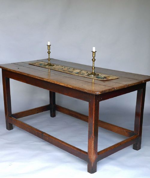 antique country furniture 18thc oak farmhouse table english c176080 - CATEGORY: ANTIQUE TABLES - DATED 18TH CENTURY