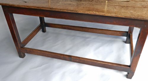 ANTIQUE COUNTRY FURNITURE 18THC OAK FARMHOUSE TABLE ENGLISH C176080 - ADDITIONAL PHOTO 4