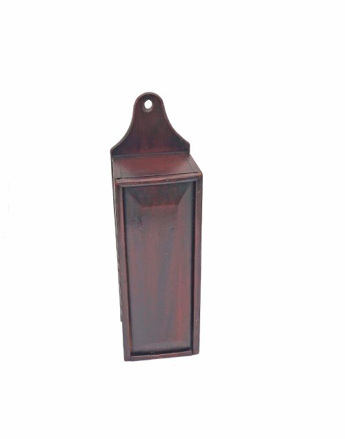 antique 18thc cherrywood candlebox with front sliding lid english c177090 - CATEGORY: ANTIQUE BOXES - DATED 18TH CENTURY