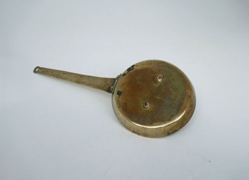 ANTIQUE EARLY METALWARE 18THC BRASS CHAMBERSTICK DATED 1770 FRENCH - ADDITIONAL PHOTO 2
