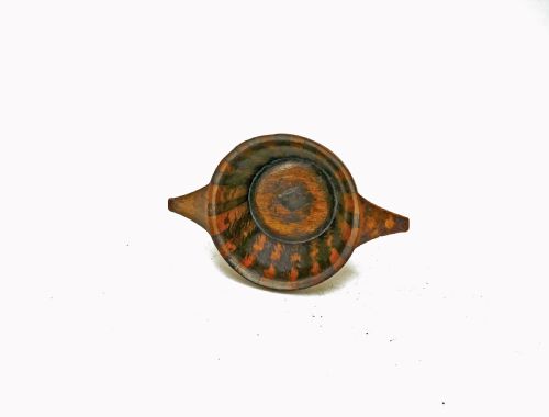 ANTIQUE TREEN 19THC SCOTTISH SINGLE SMALL STAVED AND BANDED DRINKING BICKER SCOTTISH C182040 - ADDITIONAL PHOTO 3
