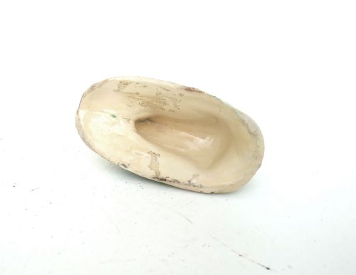 ANTIQUE EARLY POTTERY SINGLE 18THC WHIELDON TYPE DOG ENGLISH C178090 - ADDITIONAL PHOTO 1
