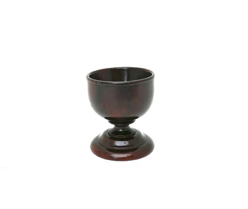 antique treen late 18thc early 19thc turned laburnum salt english c1790c1800 - CATEGORY: ANTIQUE MISCELLANEOUS - DATED 18TH CENTURY
