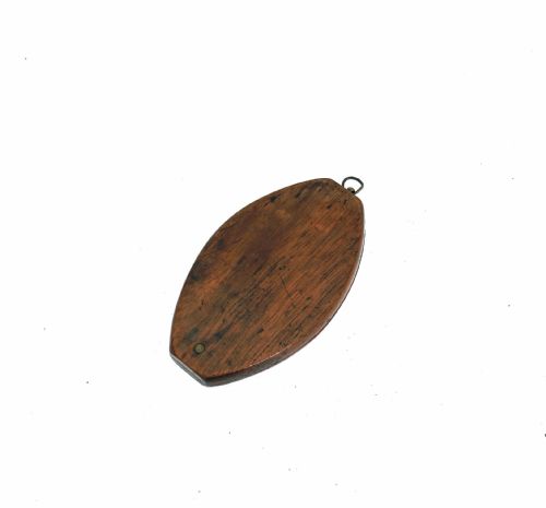 ANTIQUE TREEN 19THC MAHOGANY GENTLEMAN'S CAMPAIGN TRAVELLING MIRROR ENGLISH C180020 - ADDITIONAL PHOTO 2
