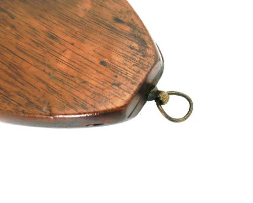 ANTIQUE TREEN 19THC MAHOGANY GENTLEMAN'S CAMPAIGN TRAVELLING MIRROR ENGLISH C180020 - ADDITIONAL PHOTO 4