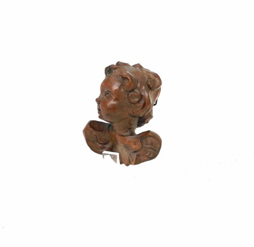 ANTIQUE TREEN 18THC LIMEWOOD CARVED SMALL CHERUB FLEMISH C172040 - ADDITIONAL PHOTO 2