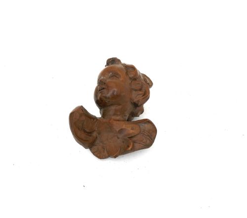 ANTIQUE TREEN 18THC LIMEWOOD CARVED SMALL CHERUB FLEMISH C172040 - ADDITIONAL PHOTO 4