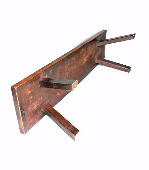 ANTIQUE FURNITURE EARLY 19THC OAK LOW TABLE ENGLISH C182040 - ADDITIONAL PHOTO 2