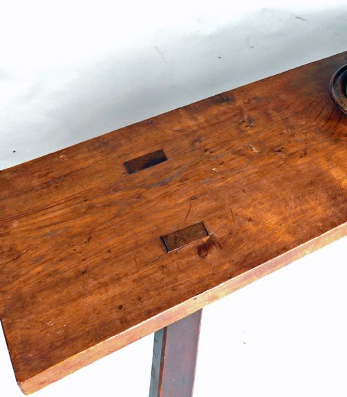 ANTIQUE FURNITURE EARLY 19THC OAK LOW TABLE ENGLISH C182040 - ADDITIONAL PHOTO 3