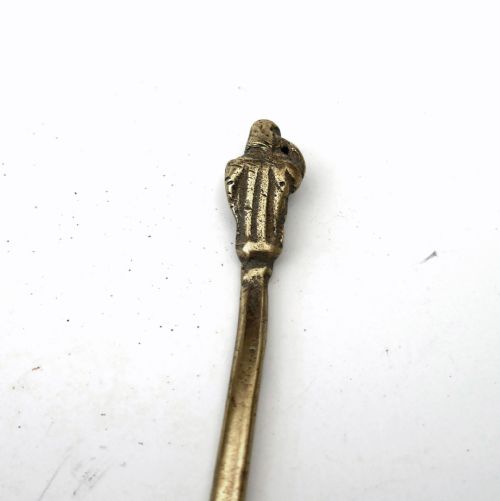 ANTIQUE EARLY METALWARE 17THC SINGLE LATTEN APOSTLE TOP SPOON ENGLISH C160020 - ADDITIONAL PHOTO 3
