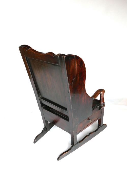 ANTIQUE COUNTRY FURNITURE 18THC SINGLE ASH ELM LAMBING CHAIR YORKSHIRE DALES C177090 - ADDITIONAL PHOTO 4