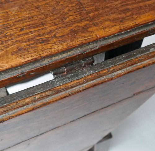 ANTIQUE EARLY OAK COUNTRY FURNITURE 17THC GATELEG TABLE ENGLISH C166080 - ADDITIONAL PHOTO 6