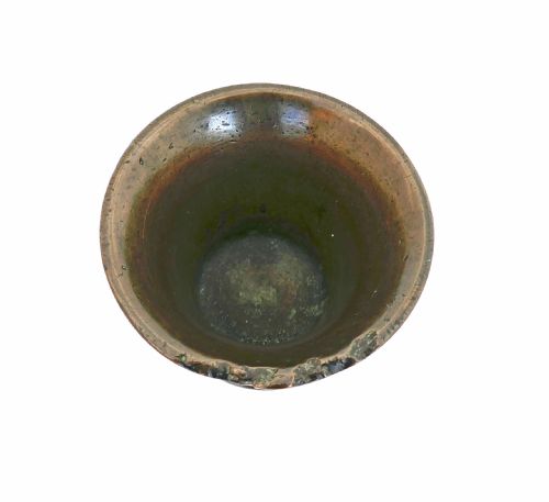 ANTIQUE EARLY METALWARE 17THC BRONZE ENDLESS KNOT MORTAR ENGLISH C166080 - ADDITIONAL PHOTO 2
