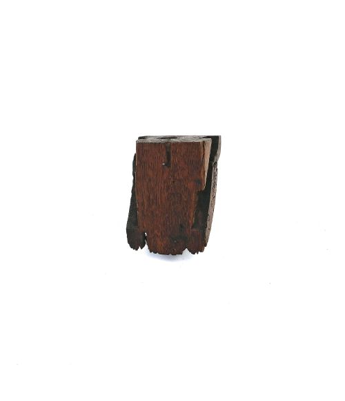ANTIQUE SINGLE 17THC CARVED TREEN LIONS HEAD WITH FULL MANE ENGLISHC166080 - ADDITIONAL PHOTO 2