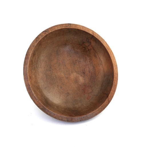 ANTIQUE TREEN 19THC SYCAMORE TURNED DAIRY BOWL FRENCH C182030 - ADDITIONAL PHOTO 3