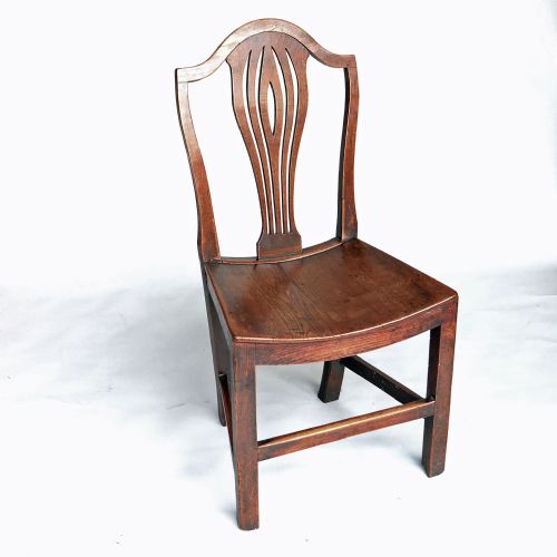antique country furniture 18thc single hepplewhite chair english c178090 - CATEGORY: ANTIQUE CHAIRS - DATED 18TH CENTURY