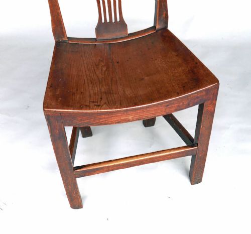 ANTIQUE COUNTRY FURNITURE 18THC SINGLE HEPPLEWHITE CHAIR ENGLISH C178090 - ADDITIONAL PHOTO 1