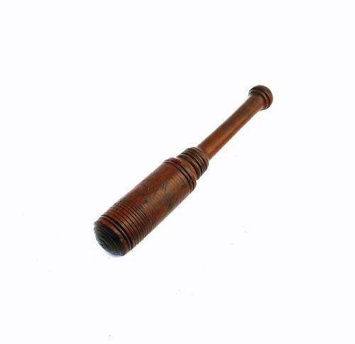 antique 19thc treen single turned fruitwood veterinary fleam mallet english c186080 - CATEGORY: ANTIQUE MISCELLANEOUS - DATED 19TH CENTURY
