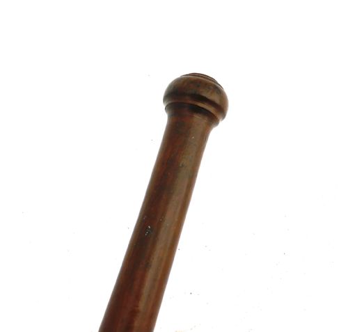ANTIQUE 19THC TREEN SINGLE TURNED FRUITWOOD VETERINARY FLEAM MALLET ENGLISH C186080 - ADDITIONAL PHOTO 3