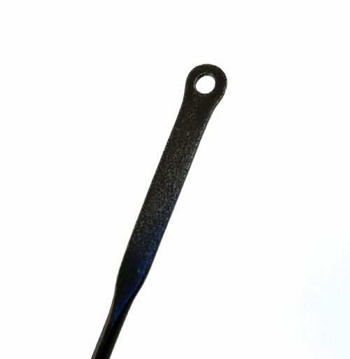 ANTIQUE EARLY METALWARE SINGLE 18THC BRASS AND IRON STRAINING LADLE ENGLISH C176070 - ADDITIONAL PHOTO 2
