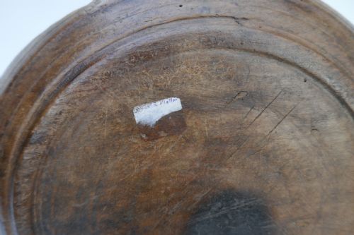 ANTIQUE TREEN 17THC 18THC TURNED SYCAMORE REEDED FOOD PLATTER ENGLISH C1680C1720 - ADDITIONAL PHOTO 2