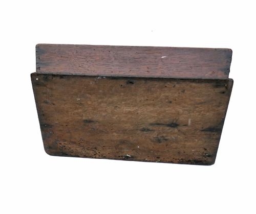 ANTIQUE COLLECTABLES 18THC OAK SHAPED CUTLERY HANDLED TRAY ENGLISH C177090 - ADDITIONAL PHOTO 3