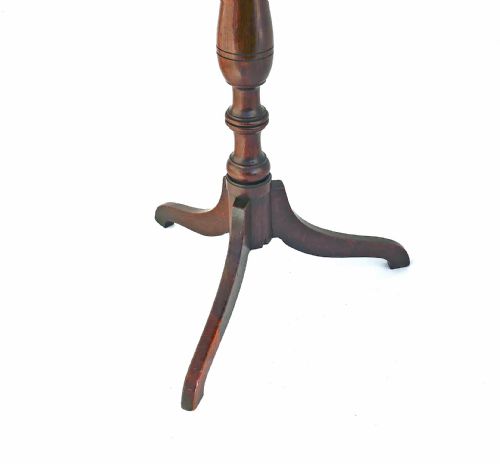 ANTIQUE COUNTRY FURNITURE SINGLE EARLY 19THC ELM OAK PINE CANDLESTAND ENGLISH C180020 - ADDITIONAL PHOTO 2