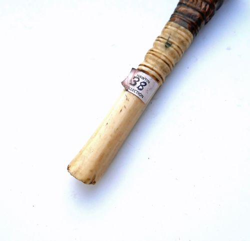 ANTIQUE TREEN 18THC FRUITWOOD BONE APPLE CORER ENGLISH C177080 - ADDITIONAL PHOTO 3