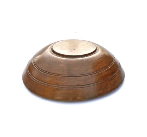 ANTIQUE KITCHENALIA TREEN 19THC SYCAMORE ENGLISH TURNED DAIRY BOWL C182040 - ADDITIONAL PHOTO 1