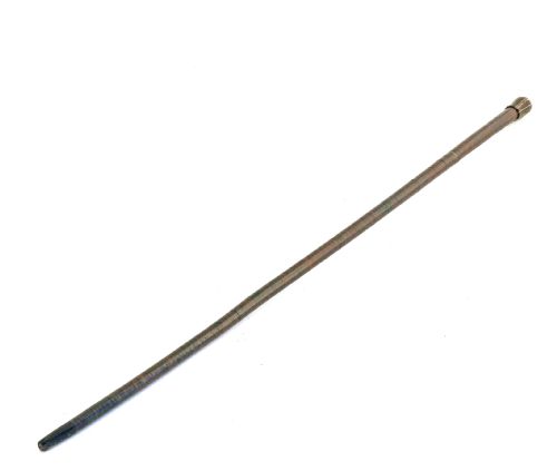 antique collectables 19thc leather disc walking stick with horn handle english c187090 - CATEGORY: ANTIQUE MISCELLANEOUS - DATED 19TH CENTURY