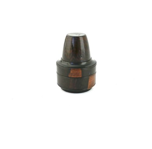 antique 19thc turned apothecary lignum vitae medicinal case with original lidded container english c184060 - CATEGORY: ANTIQUE BOXES - DATED 19TH CENTURY