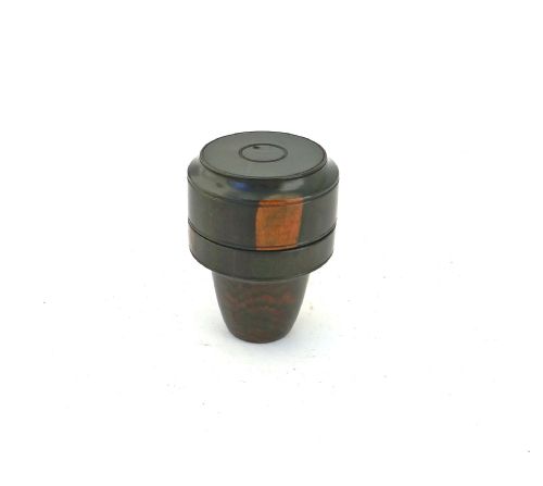ANTIQUE 19THC TURNED APOTHECARY LIGNUM VITAE MEDICINAL CASE WITH ORIGINAL LIDDED CONTAINER ENGLISH C184060 - ADDITIONAL PHOTO 3