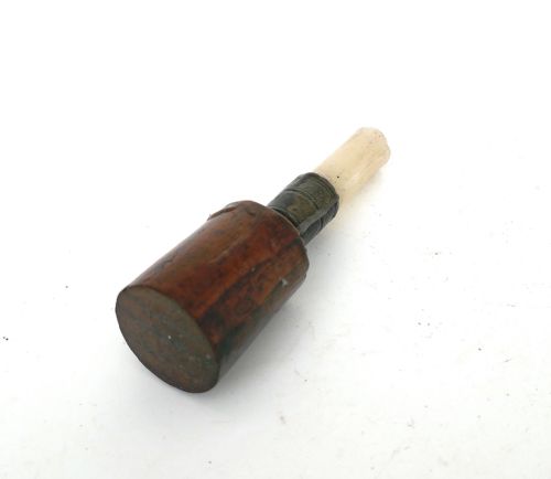 ANTIQUE LIGHTING 15THC MEDIEVAL CANDLE SOCKET IN LATER BASE ENGLISH C145070 - ADDITIONAL PHOTO 2