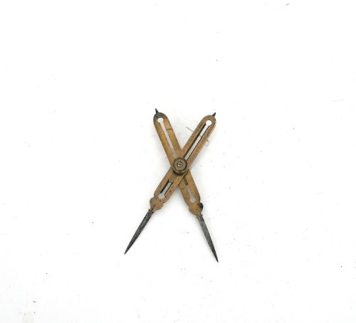 ANTIQUE METALWARE 18THC PROPORTIONAL DIVIDERS BY GILBERT OF LONDON ENGLISH C1760 - ADDITIONAL PHOTO 2