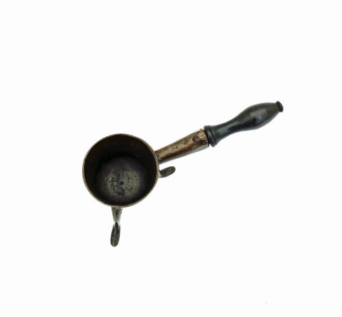 ANTIQUE EARLY METALWARE 17THC BRONZE DOWN HEARTH APOTHECARY SKILLET GERMAN C167090 - ADDITIONAL PHOTO 4