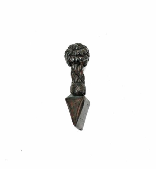 ANTIQUE TREEN 19THC TURKS KNOT SAILORS SEAM RUBBER ENGLISH C1840 - ADDITIONAL PHOTO 1
