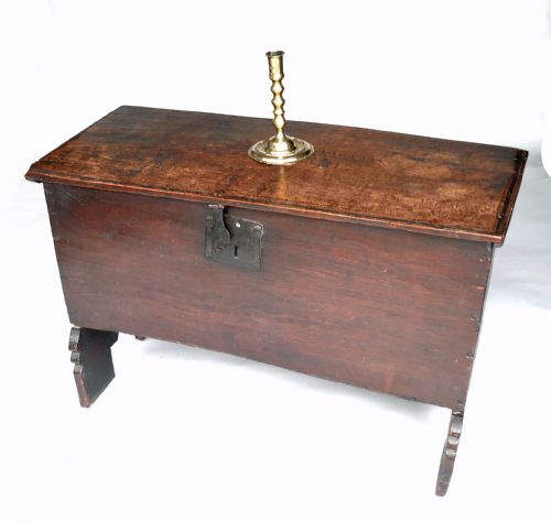 antique period oak elizabethan 16thc planked coffer english c157090 - CATEGORY: ANTIQUE CHESTS - DATED 16TH CENTURY