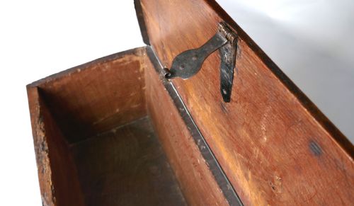 ANTIQUE PERIOD OAK ELIZABETHAN 16THC PLANKED COFFER ENGLISH C157090 - ADDITIONAL PHOTO 6
