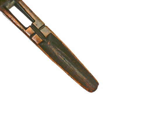 ANTIQUE EARLY TREEN SYCAMORE 19THC CARVED APPLE CORER ENGLISH C180020 - ADDITIONAL PHOTO 5