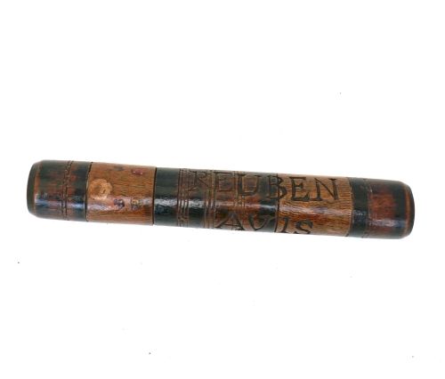 ANTIQUE MARITIME TREEN 19THC SAILMAKERS NEEDLE CASE REUBEN AVIS ENGLISH C186090 - ADDITIONAL PHOTO 3