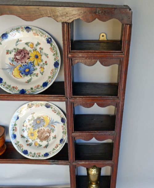 ANTIQUE EARLY OAK FURNITURE 18THC SINGLE SMALL DELFT RACK ENGLISH C177090 - ADDITIONAL PHOTO 2
