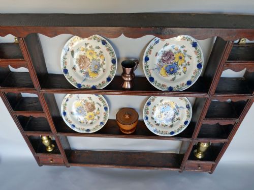ANTIQUE EARLY OAK FURNITURE 18THC SINGLE SMALL DELFT RACK ENGLISH C177090 - ADDITIONAL PHOTO 3